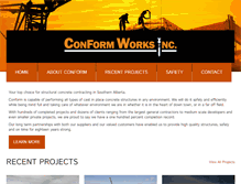 Tablet Screenshot of conformworks.com